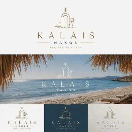 Apartment Kalais Beachfront - Stunning Sea & Sunset Views, Free Chairs, Bus Stop Outside, 12 Min From Naxos Town, 200 Mbps Wifi